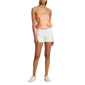 Paige Denim Women's Jimmy Jimmy Classic Jean Shorts - Crisp White Size 27